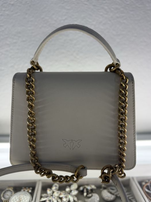 PINKO “Lov on top handle mini light vite”