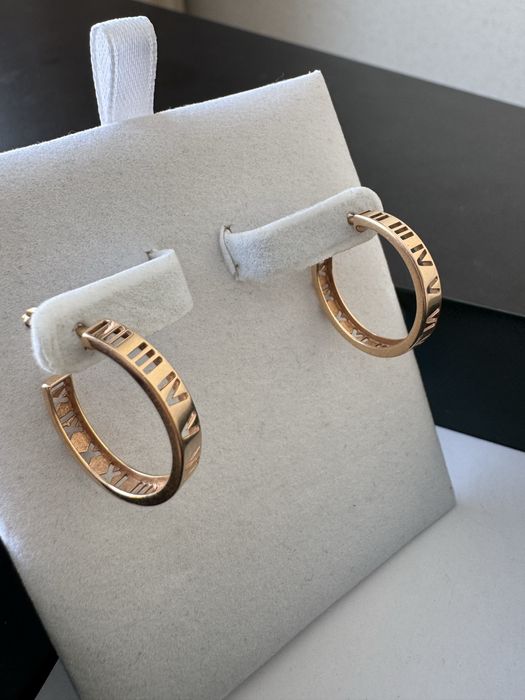 Серьги конго золото 585