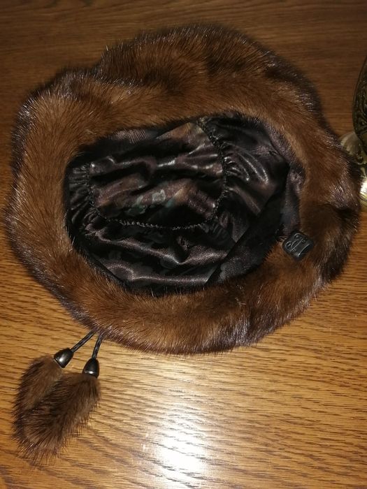 Норковая шапка женская