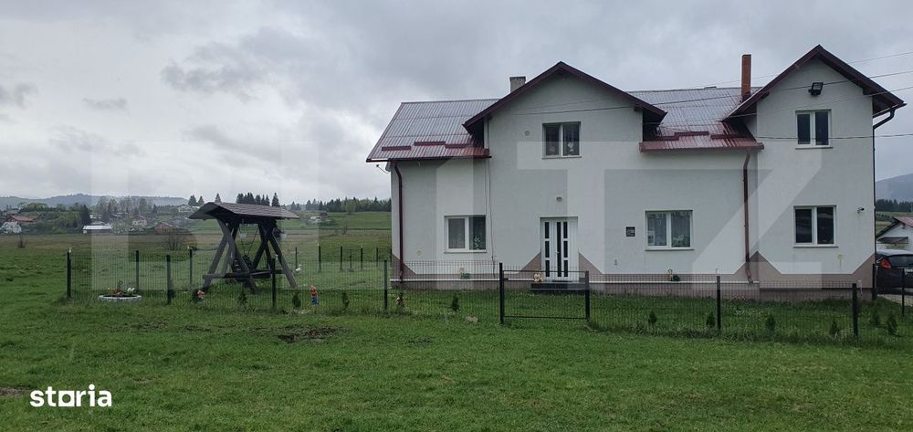 Casa moderna 7 camere, 246 mp, utilata, mobilata, zona Saru Dornei