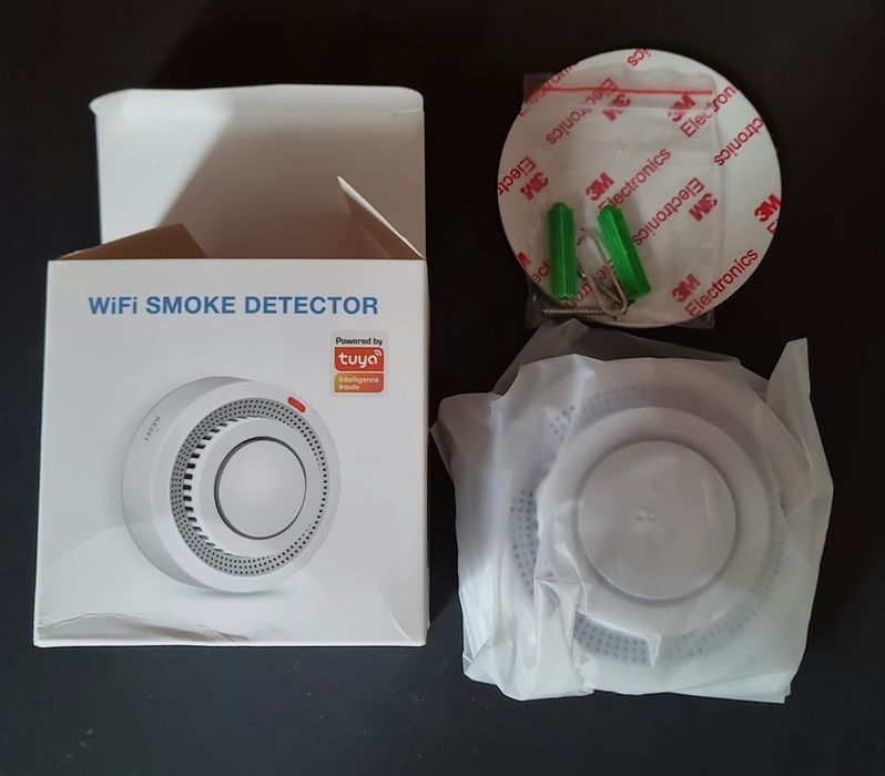 Безжичен детектор за дим, пожароизвестител, wifi аларма, tuya