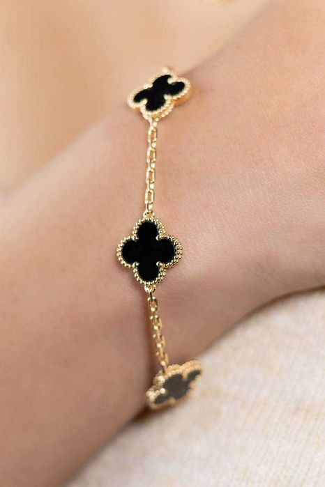 Комплект Van Cleef & Arpels Vintage Alhambra Onyx