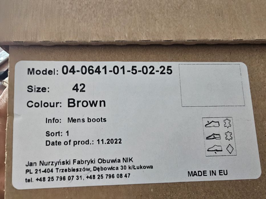 Pantofi bărbați piele maro marime 42
