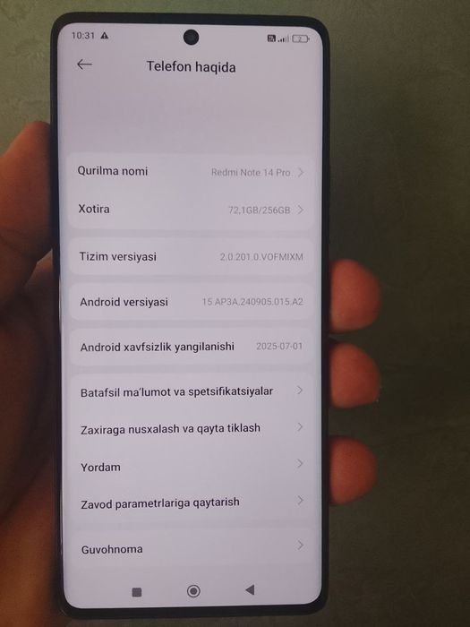 Redmi note 14 pro