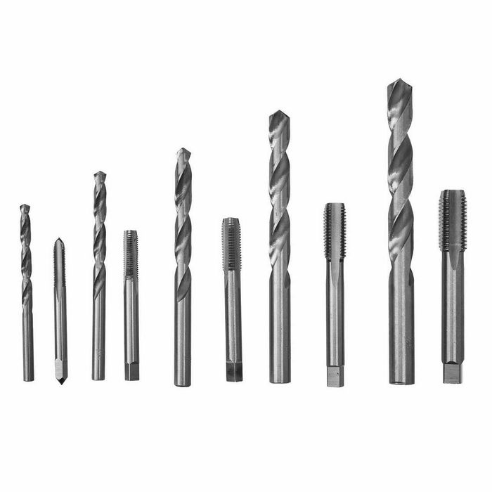 Set pentru reparat filete, M5-M12, 131 bucati, Kraft