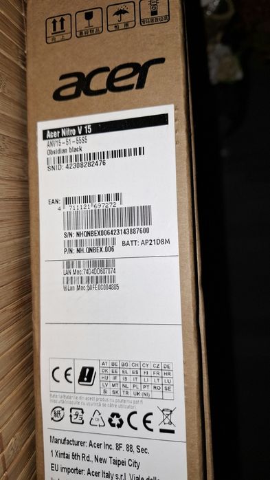 Laptop Acer nitro 15