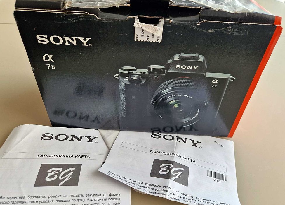 SONY A7-II 24MP фотоапарат