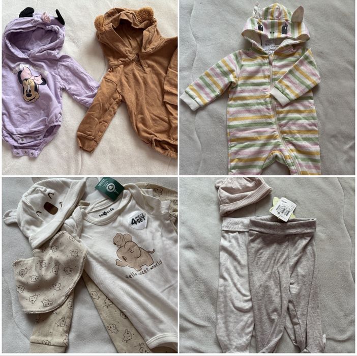 0-12 Зимни дрешки за бебе ромпери гащеризони и др