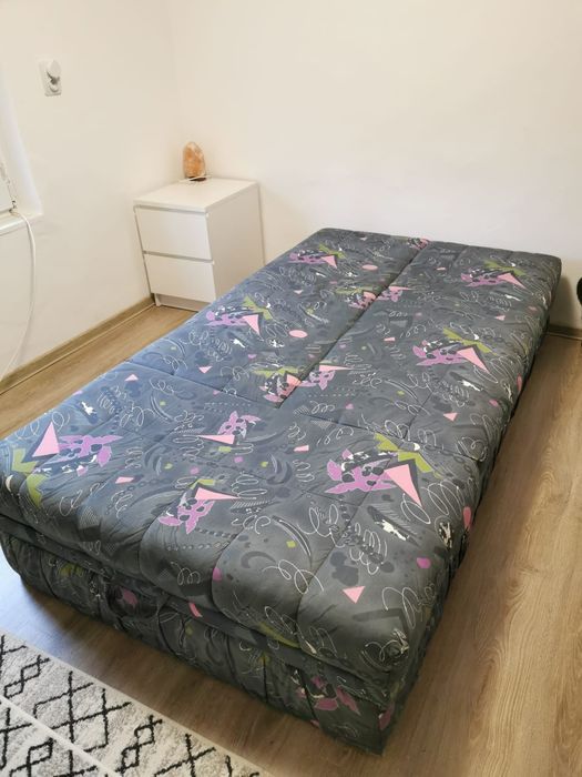 Pat cu lădița depozitare