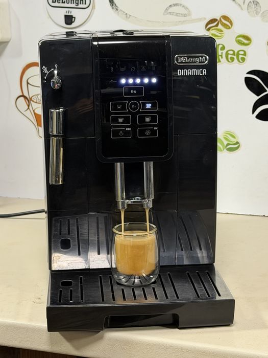 Кафемашина кафе автомат delonghi dinamica с гаранция