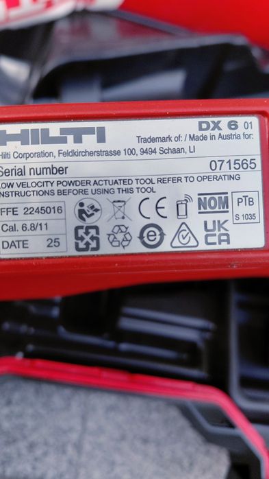 Hilti DX 6-IE Уред за директен монтаж закрепване на изолация