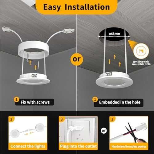 LED шкаф осветление 750 лумена, топла бяла светлина, комплект 3 лампи