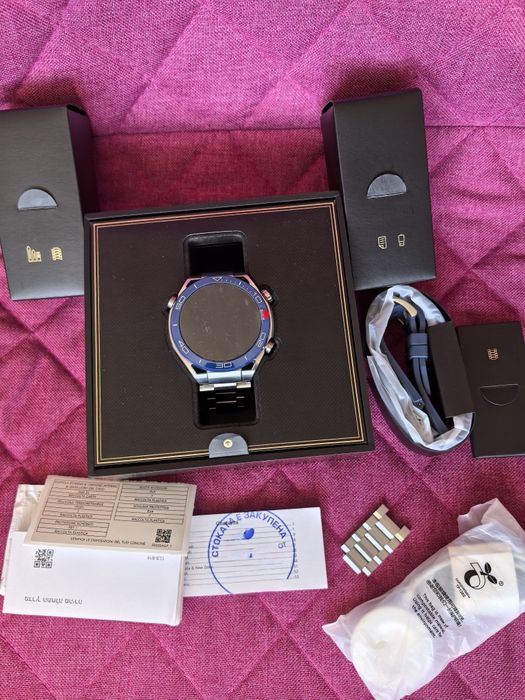 Чисто Нов, Huawei watch Ultimatе в гаранция от Yettel.