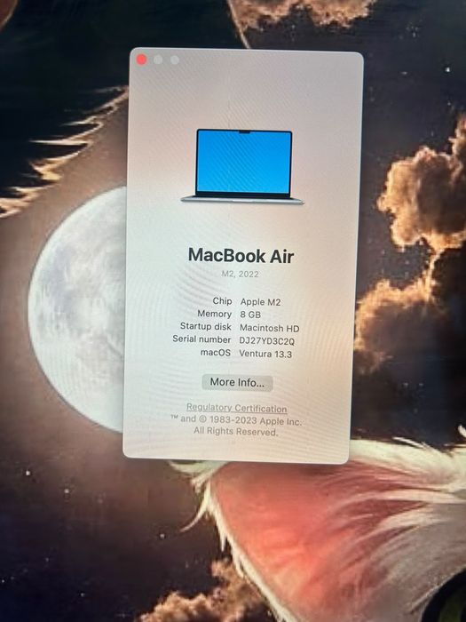 Macbook air m2 2022
