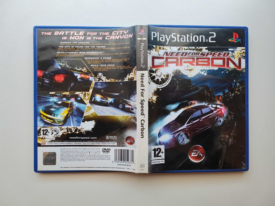Need For Speed Carbon/NFS/НФС Карбон за PlayStation 2 PS2 ПС2