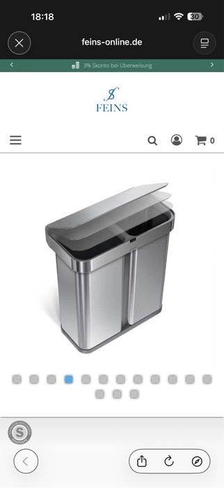 Cos de gunoi inteligent