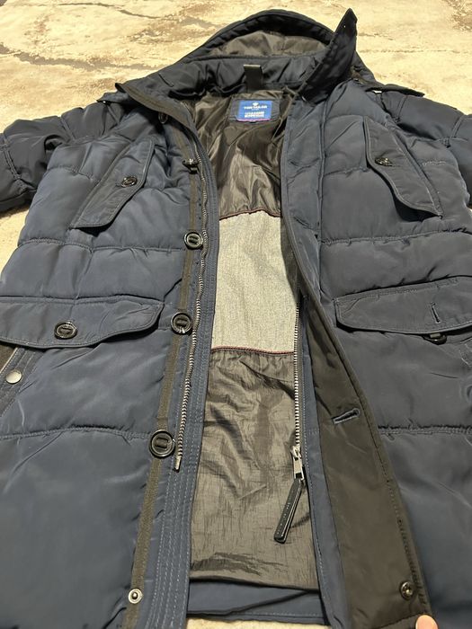 Geaca Tom Tailor Premium M – lunga, calduroasa, gluga detasabila