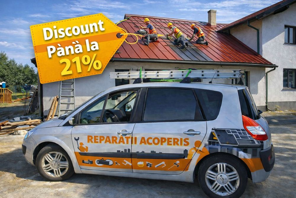 Montaj Acoperisuri / Reparatii / Vopsire/ Terase/ Sistem Pluvial