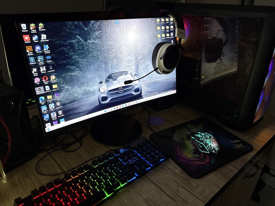 Игровой компьютер в полном комплекте