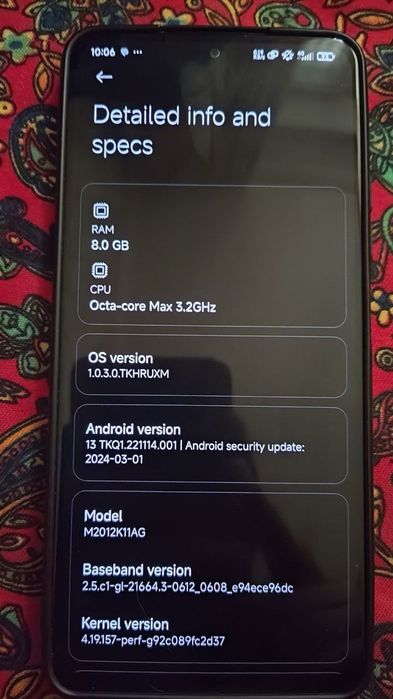 Poco F3 8/256 gb srochna