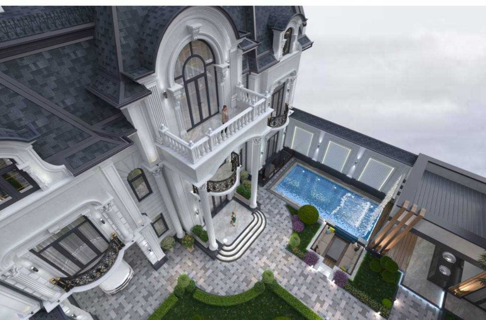 Амир Темур махаллада Евро Каропка Ховли  1200 кв.мт 4-этаж 16-хона