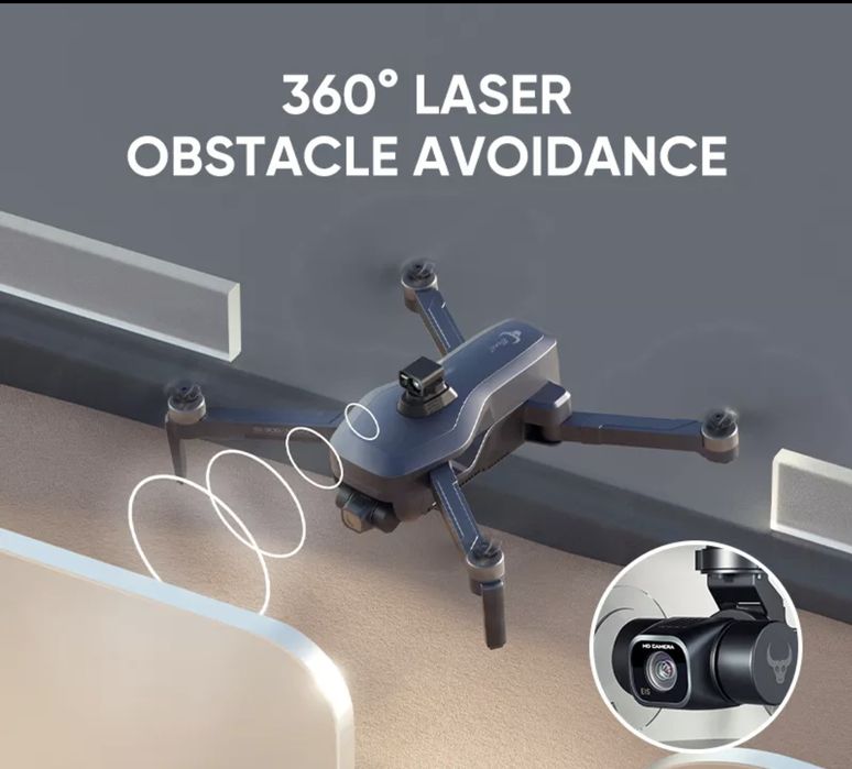 Drona cu camera Sony 4K UHD  distanta  4000m, 5G, 3 axe gimbal Noua