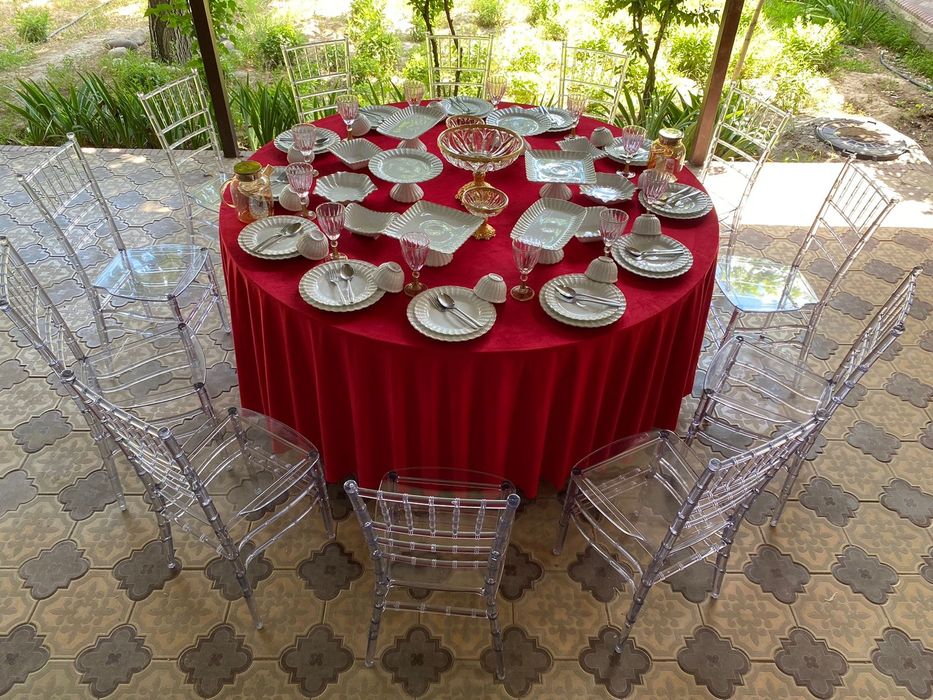 Прокат Элитные Посуды Стол Стулья