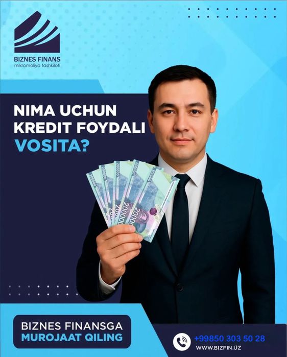 Ортакча харажатларсиз накт пулда тез осон Кредитлар !