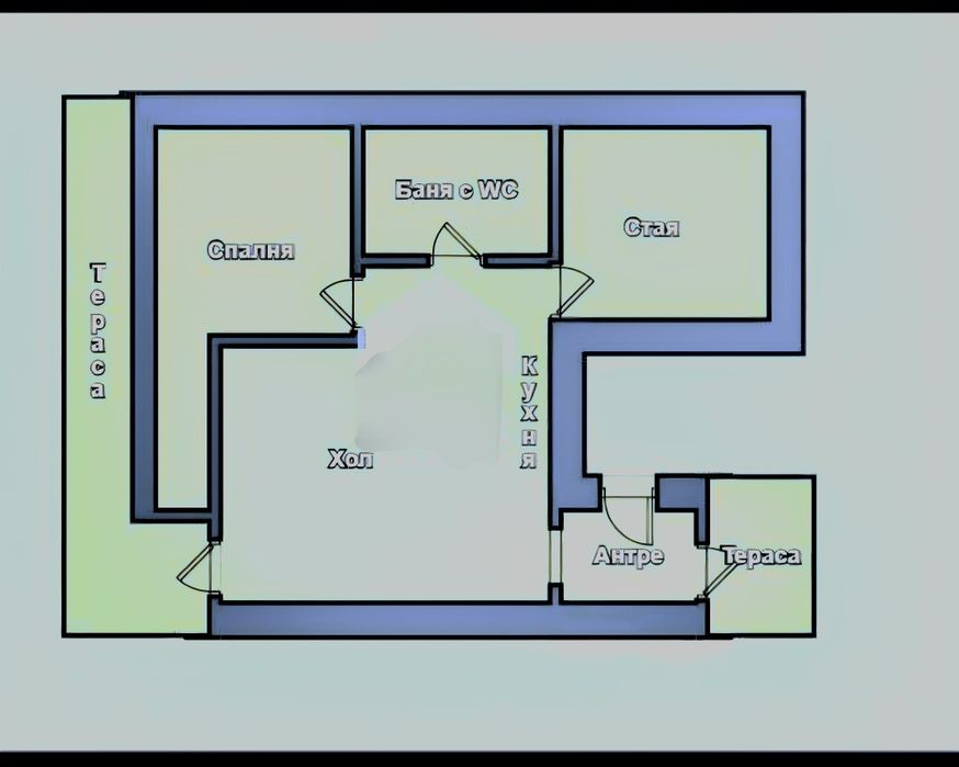 Дава се под наем Тристаен апартамент в Варна, Базар Левски - 50 кв.м за 141640.77 € - Снимка #1
