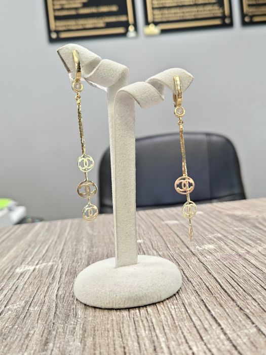 Златни Обеци 3.58гр / 14К