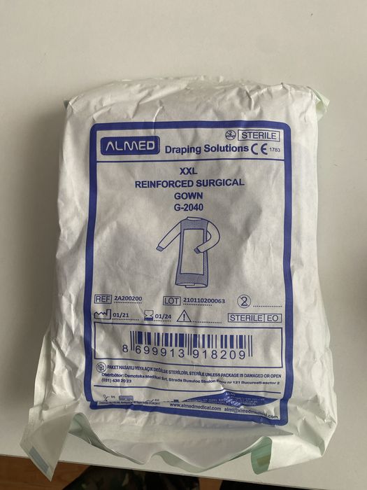 Halate unica folosinta si masca chirurcicala