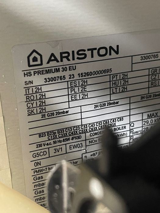Centrala Ariston hs premium 30 kw