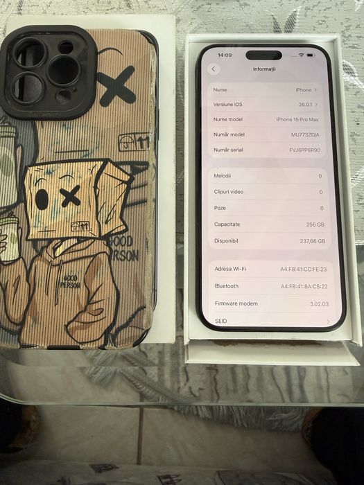 Iphone 15 pro max black