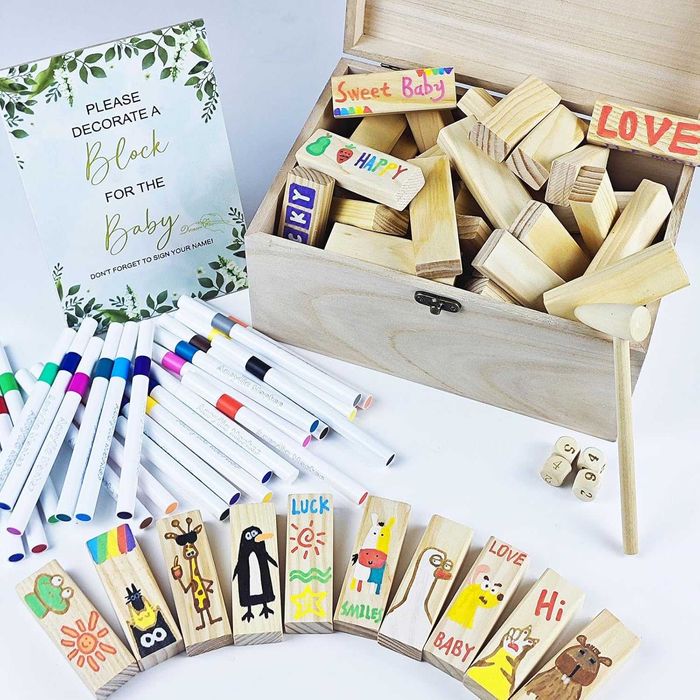 Комплект 101 забавни игри за бебешко парти с 2 начина за игра