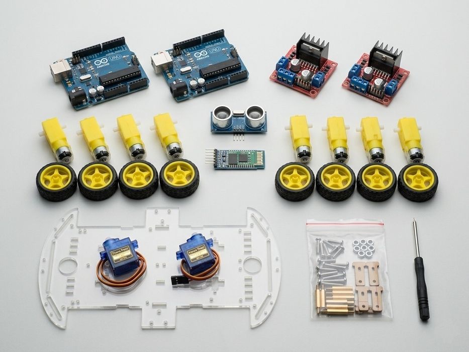 Arduino Uno va boshqa komponentar