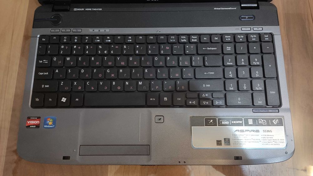 Лаптоп ACER на части