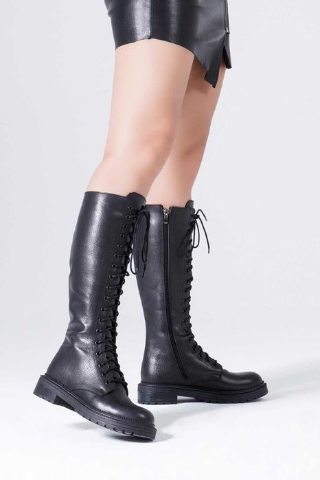 Ghete lungi din piele/ cizme Cz London 36-41