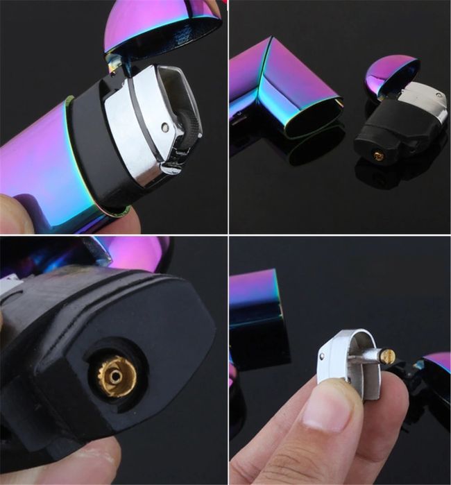 Bricheta electrica + flacara metalica inima