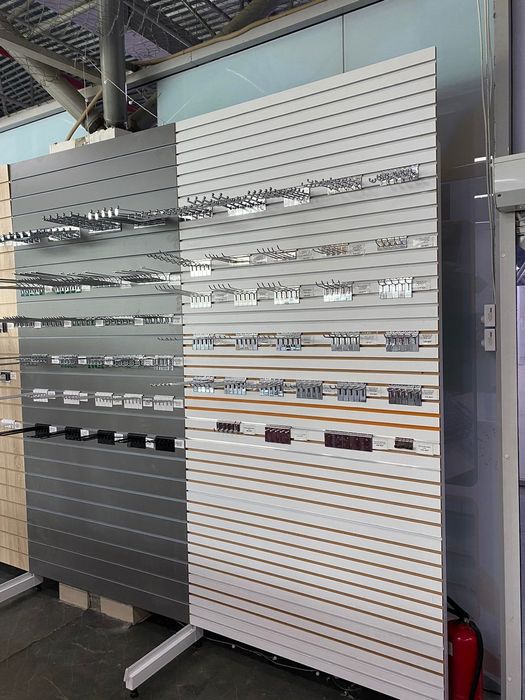 Стеллаж эконом панель кассовые боксы