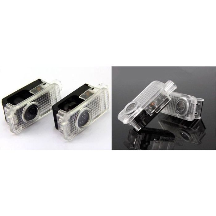 Set Proiector cu logo dedicat Audi A1, A4, A5, A6, A8, TT, R8, Q5, Q7
