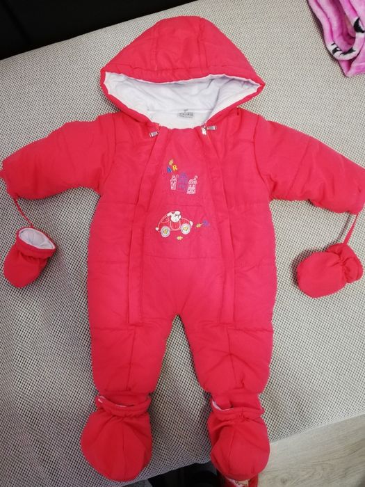 Ескимос/космонавт за момиче 3-6м