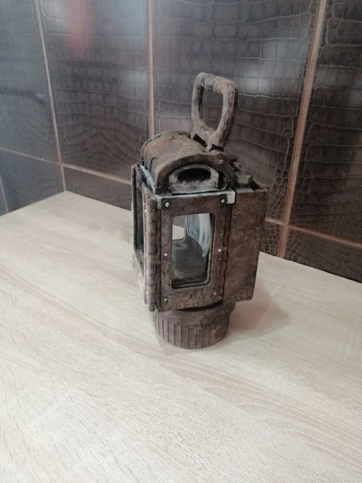 Lampa militara germana cu carbid