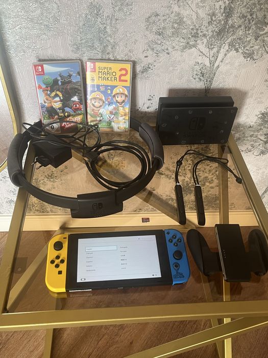Nintendo switch editie limitata fortnite cu sau fara kit ring fit
