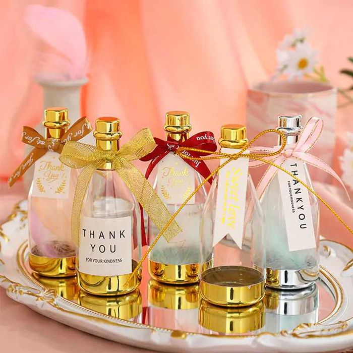 Малка ПВЦ бутилка "Шампанско"  /12 броя в стек/