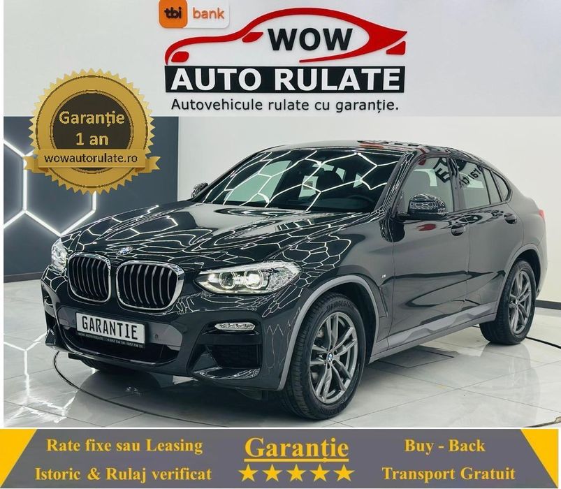 BMW X4 2018 2.0D E6 4X4 Garantie 12 Luni Rate Avans 0 Doar Cu Buletinul