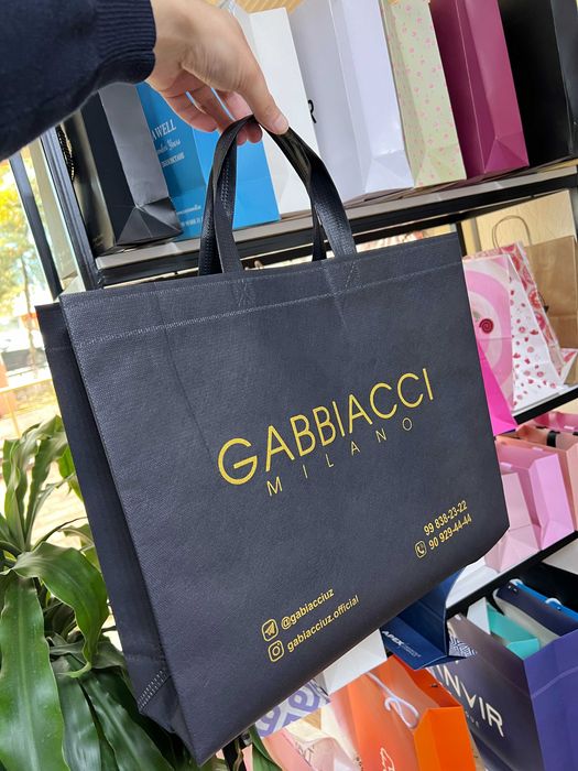 Пакеты с логотипом из спанбонда