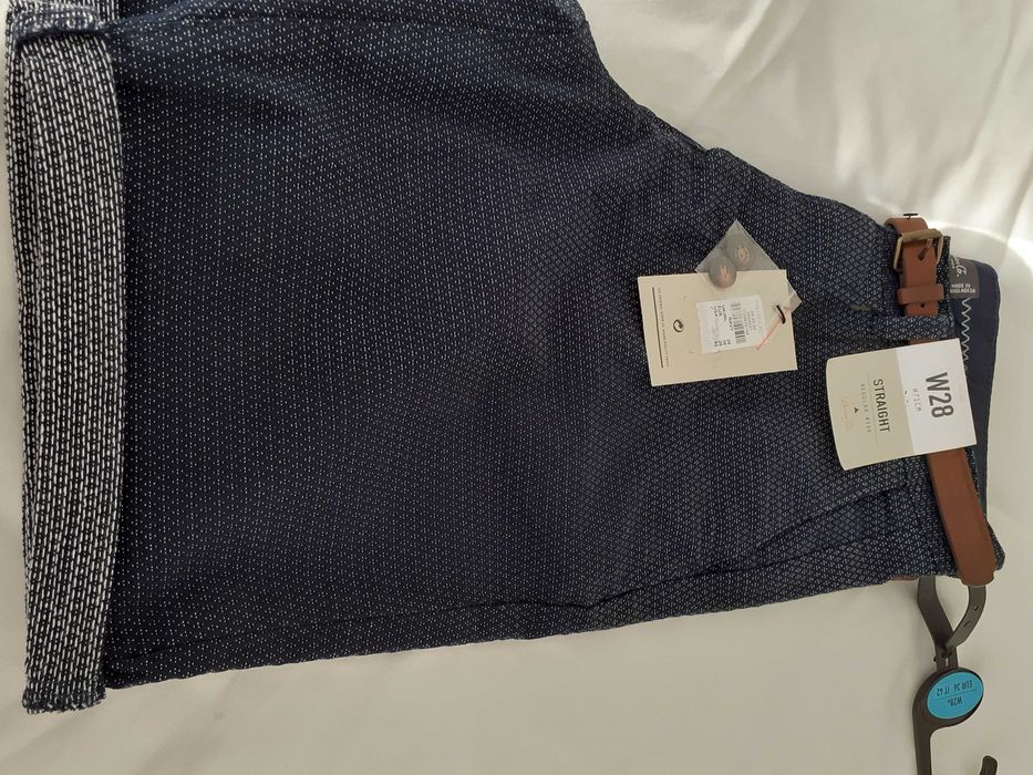 мъжки къси панталони с колан