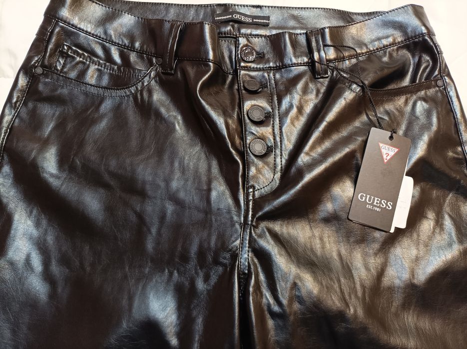 Guess Нов дамски кожен панталон