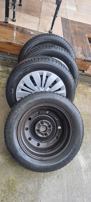 Roti Complete Suzuki – Anvelope Michelin 175/65 R15 – Jante Otel cu Capace Originale