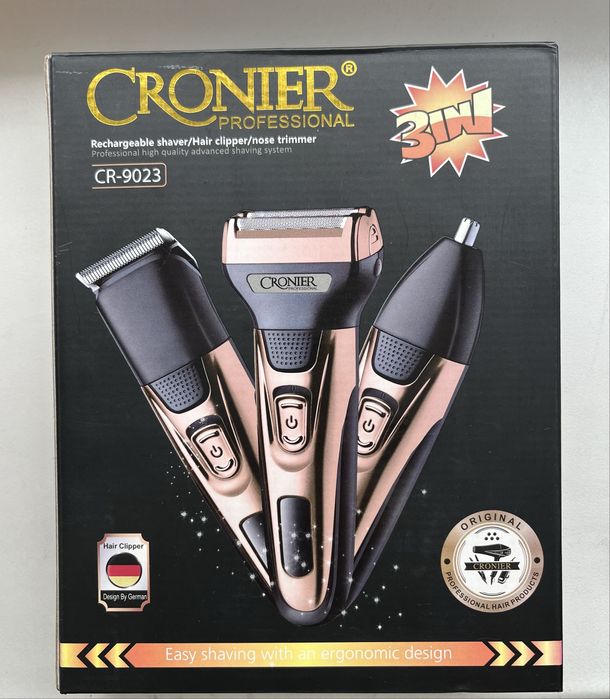 Мужской триммер Cronier Professional  3в1